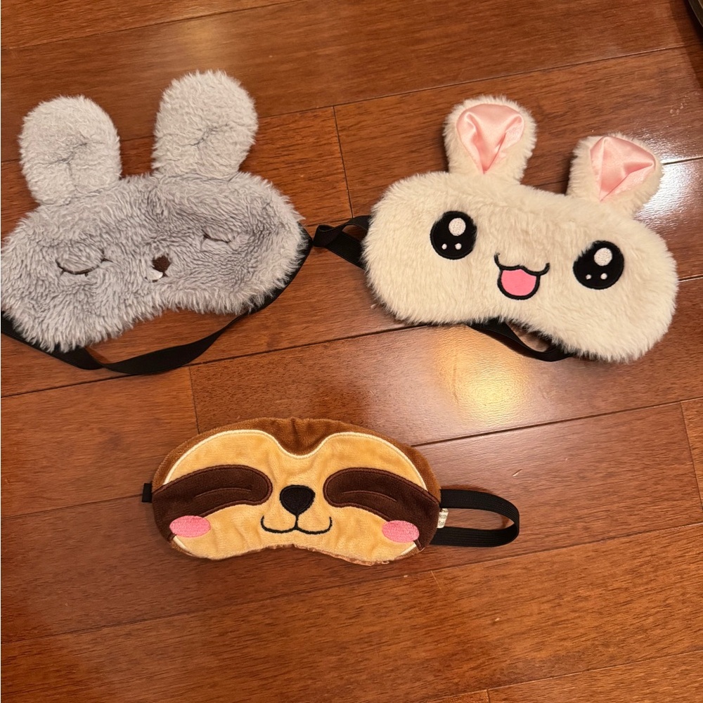 Cute Animal Sleep Masks Set